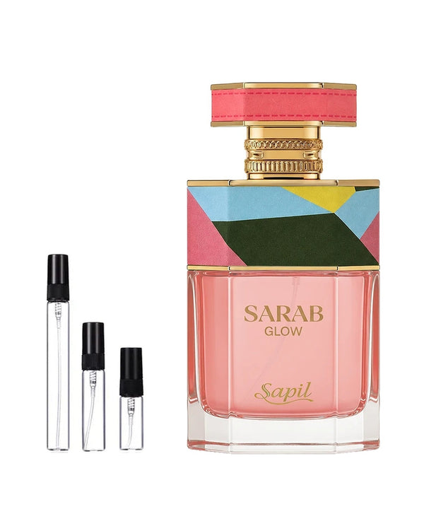 Sapil Sarab Glow sample – decant in glazen sprayflesje (2, 5 of 10 ml)