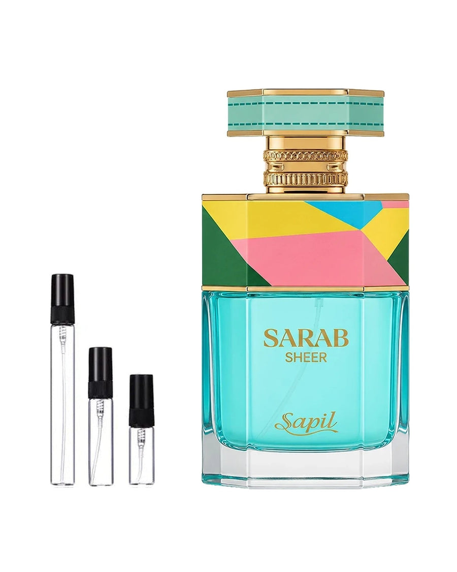 Sapil Sarab Sheer sample – decant in glazen sprayflesje (2, 5 of 10 ml)