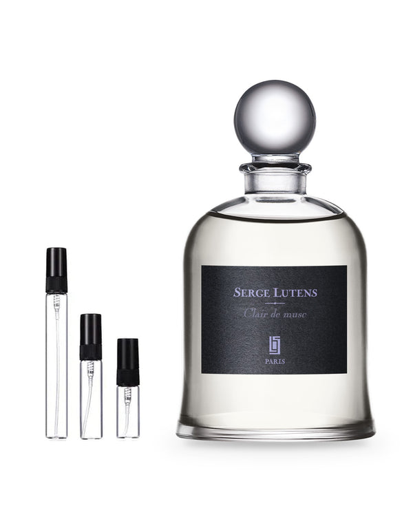 Serge Lutens Clair De Musc sample – decant in glazen sprayflesje (2, 5 of 10 ml)