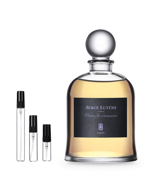Serge Lutens Fleurs De Citronnier sample – decant in glazen sprayflesje (2, 5 of 10 ml)