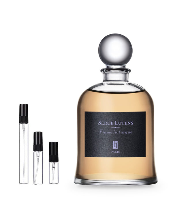 Serge Lutens Fumerie Turque sample – decant in glazen sprayflesje (2, 5 of 10 ml)