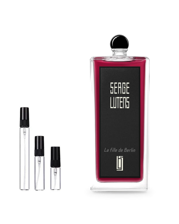 Serge Lutens La Fille De Berlin sample – decant in glazen sprayflesje (2, 5 of 10 ml)