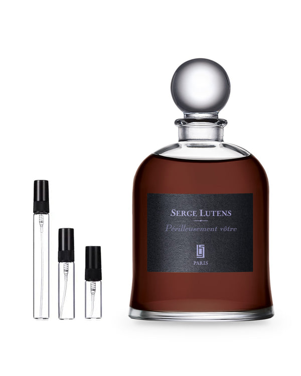 Serge Lutens Périlleusement Vôtre sample – decant in glazen sprayflesje (2, 5 of 10 ml)