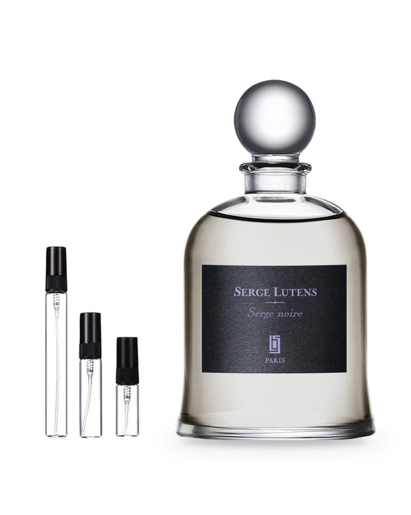 Serge Lutens Serge Noire sample – decant in glazen sprayflesje (2, 5 of 10 ml)