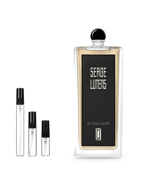 Serge Lutens Un Bois Vanille sample – decant in glazen sprayflesje (2, 5 of 10 ml)