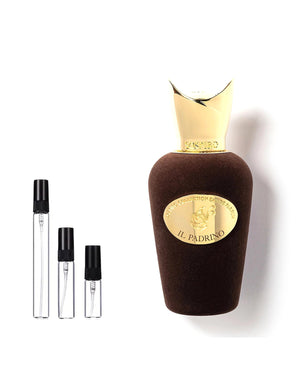 Sospiro Il Padrino sample – decant in glazen sprayflesje (2, 5 of 10 ml)