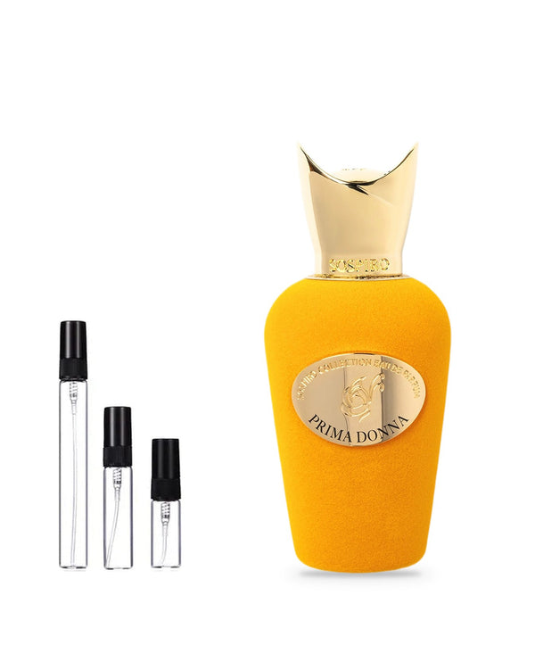 Sospiro Prima Donna sample – decant in glazen sprayflesje (2, 5 of 10 ml)