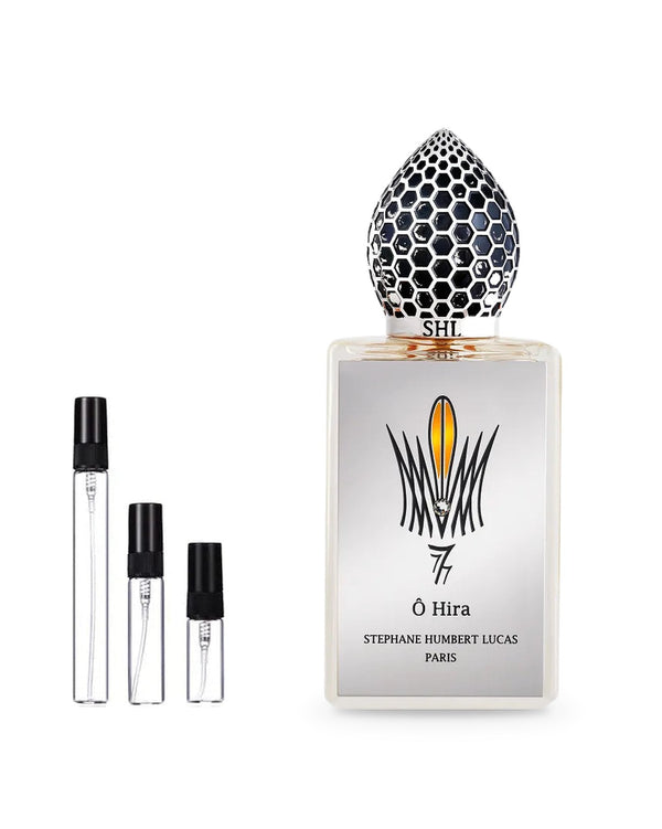 Stephane Humbert Lucas 777 O Hira sample – decant in glazen sprayflesje (2, 5 of 10 ml)