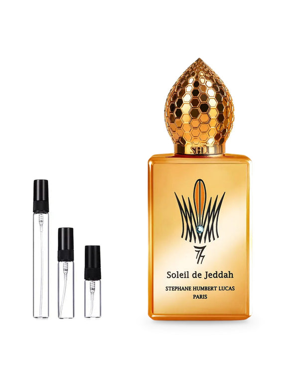 Stephane Humbert Lucas 777 Soleil de Jeddah Mango Kiss sample – decant in glazen sprayflesje (2, 5 of 10 ml)