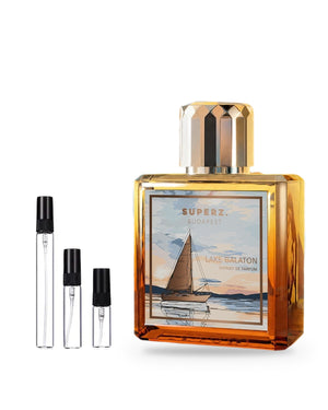 Superz. Lake Balaton sample – decant in glazen sprayflesje (2, 5 of 10 ml)