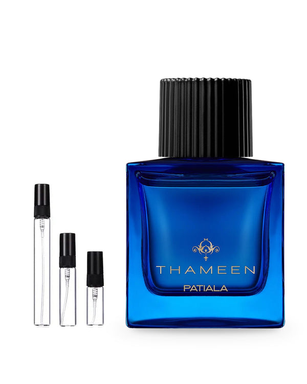 Thameen Patiala sample – decant in glazen sprayflesje (2, 5 of 10 ml)