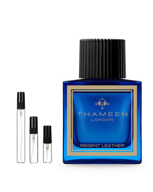 Thameen Regent Leather sample – decant in glazen sprayflesje (2, 5 of 10 ml)