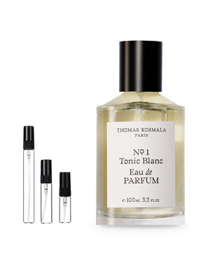 Thomas Kosmala No. 1 Tonic Blanc sample – decant in glazen sprayflesje (2, 5 of 10 ml)