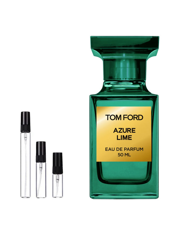 Tom Ford Azure Lime sample – decant in glazen sprayflesje (2, 5 of 10 ml)