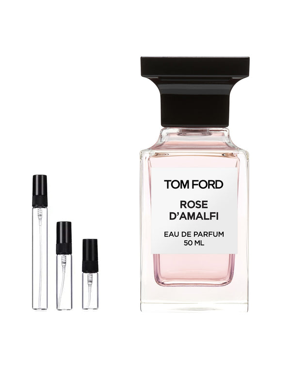 Tom Ford Rose D'Amalfi sample – decant in glazen sprayflesje (2, 5 of 10 ml)