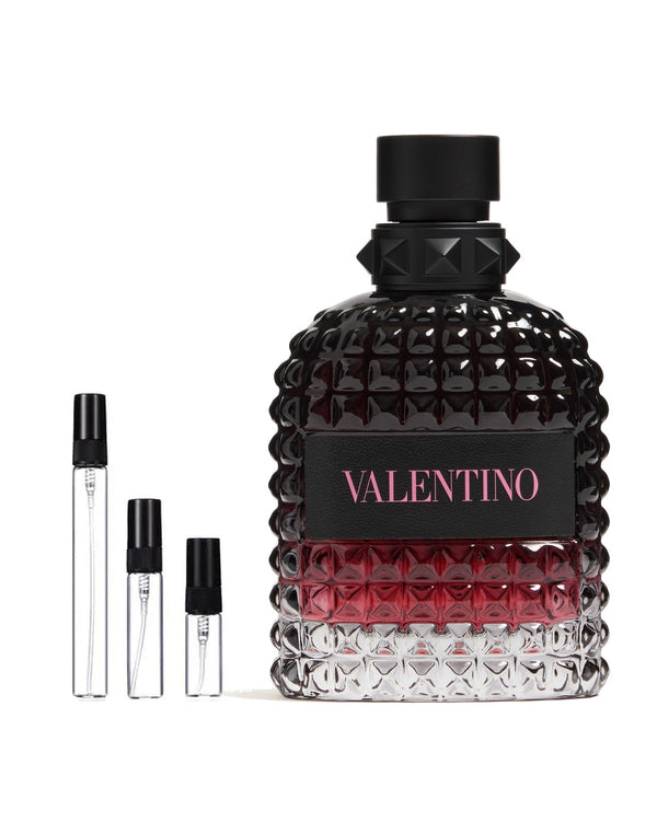 Valentino Uomo Born in Roma Intense sample – decant in glazen sprayflesje (2, 5 of 10 ml)