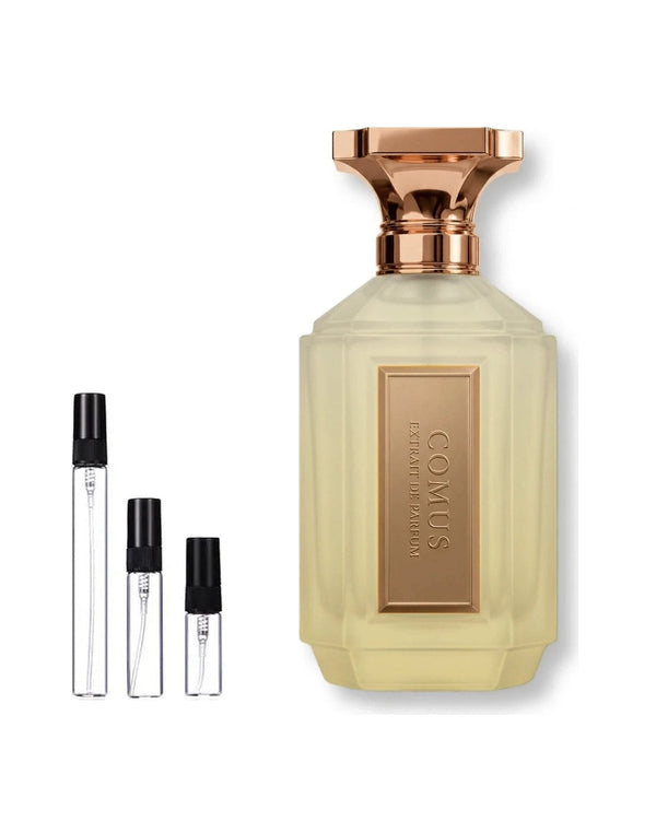 Velixir Comus Extrait sample – decant in glazen sprayflesje (2, 5 of 10 ml)