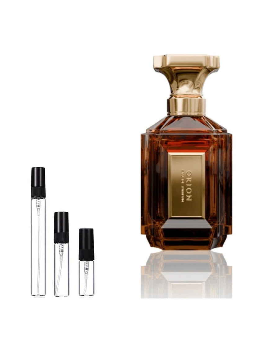 Velixir Orion sample – decant in glazen sprayflesje (2, 5 of 10 ml)