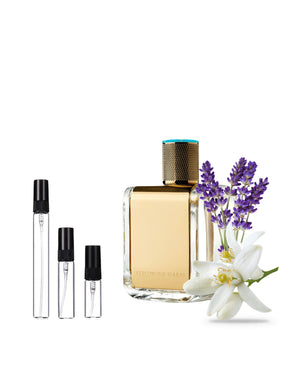 Veronique Gabai Eau d'Azur sample – decant in glazen sprayflesje (2, 5 of 10 ml)