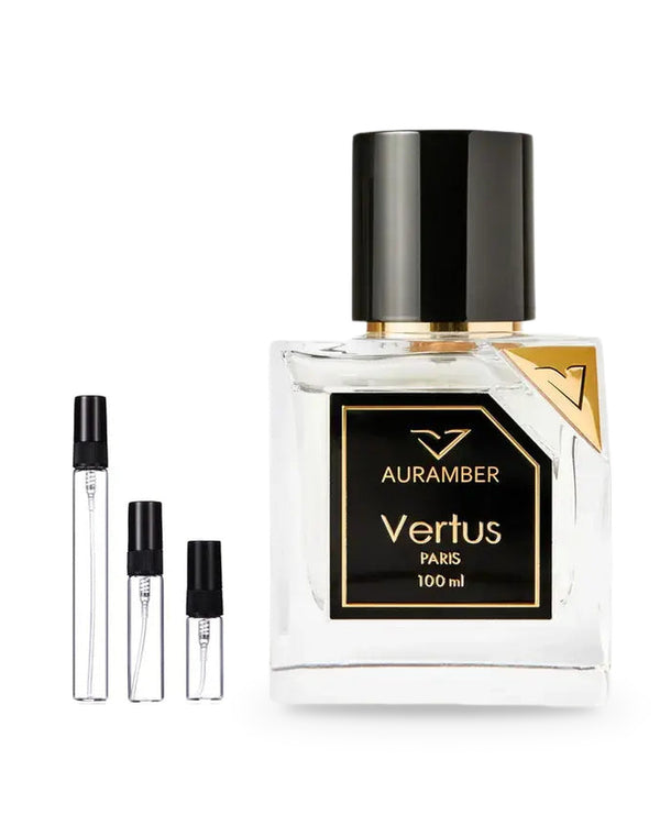 Vertus Auramber sample – decant in glazen sprayflesje (2, 5 of 10 ml)