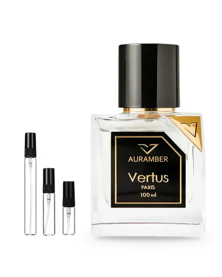 Vertus Auramber sample – decant in glazen sprayflesje (2, 5 of 10 ml)