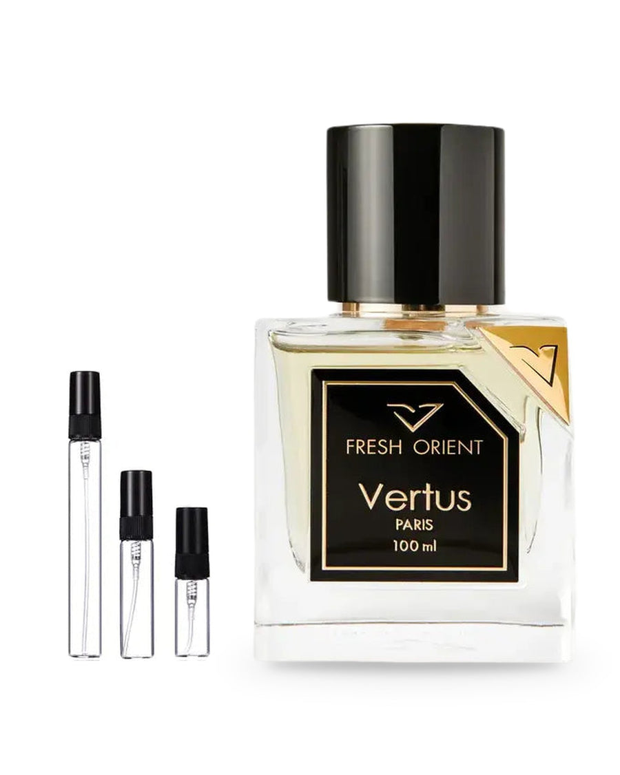 Vertus Fresh Orient sample – decant in glazen sprayflesje (2, 5 of 10 ml)