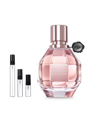 Viktor & Rolf Flowerbomb sample – decant in glazen sprayflesje (2, 5 of 10 ml)