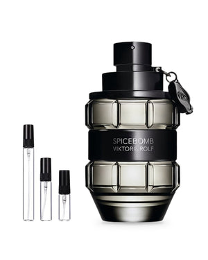 Viktor & Rolf Spicebomb sample – decant in glazen sprayflesje (2, 5 of 10 ml)