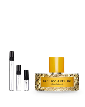 Vilhelm Parfumerie Basilico & Fellini sample – decant in glazen sprayflesje (2, 5 of 10 ml)