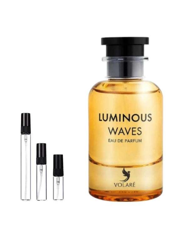Volare Luminous Waves sample – decant in glazen sprayflesje (2, 5 of 10 ml)