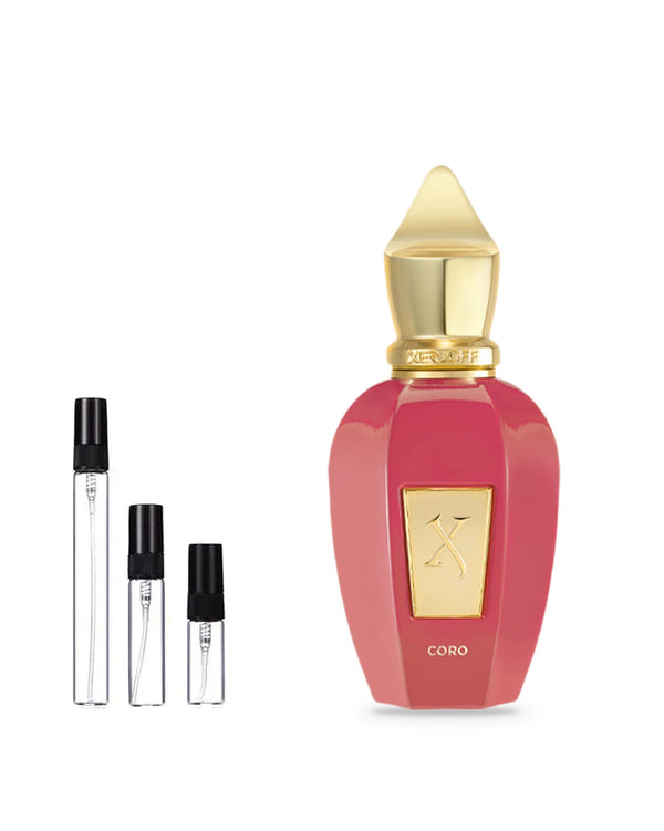 Xerjoff Coro sample – decant in glazen sprayflesje (2, 5 of 10 ml)
