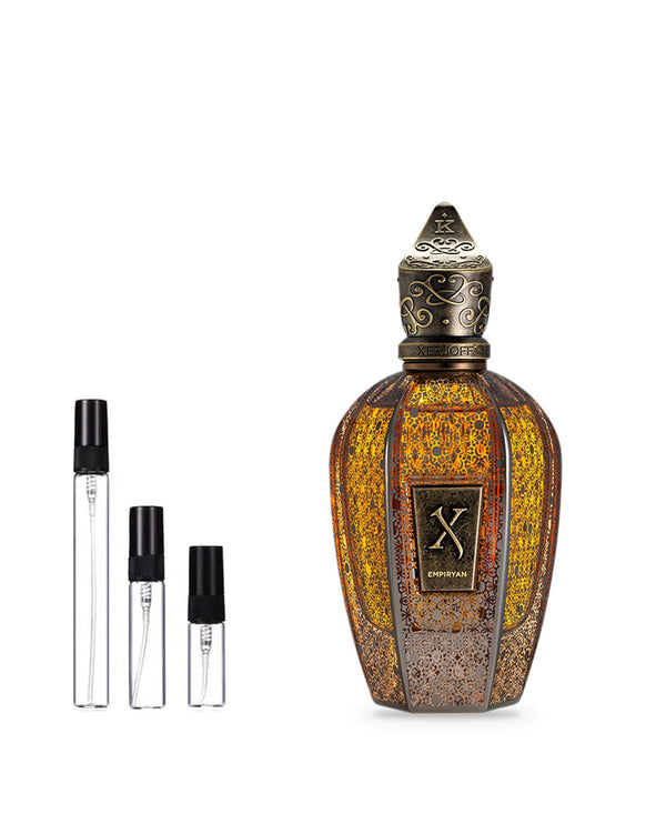 Xerjoff Empiryan sample – decant in glazen sprayflesje (2, 5 of 10 ml)