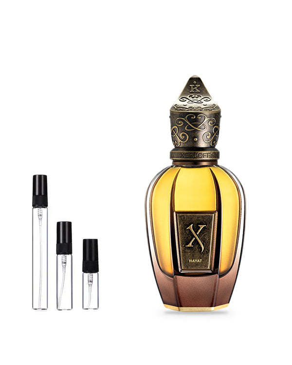 Xerjoff Hayat sample – decant in glazen sprayflesje (2, 5 of 10 ml)