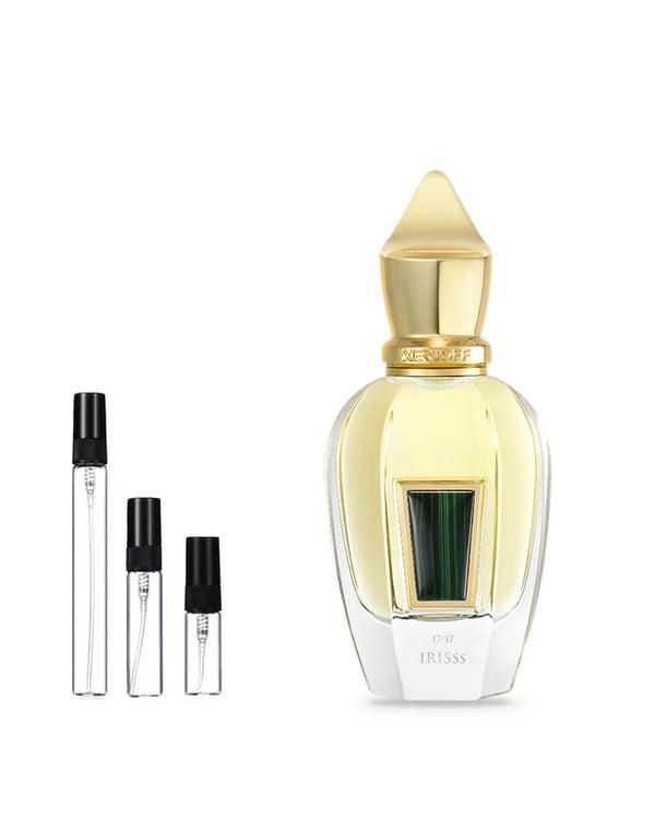 Xerjoff Irisss sample – decant in glazen sprayflesje (2, 5 of 10 ml)