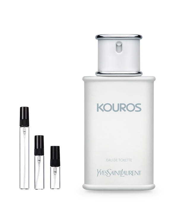 Yves Saint Laurent Kouros sample – decant in glazen sprayflesje (2, 5 of 10 ml)